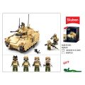 Sluban M38-B1363 Amerikanischer leichter Panzer M3A3 Bradley